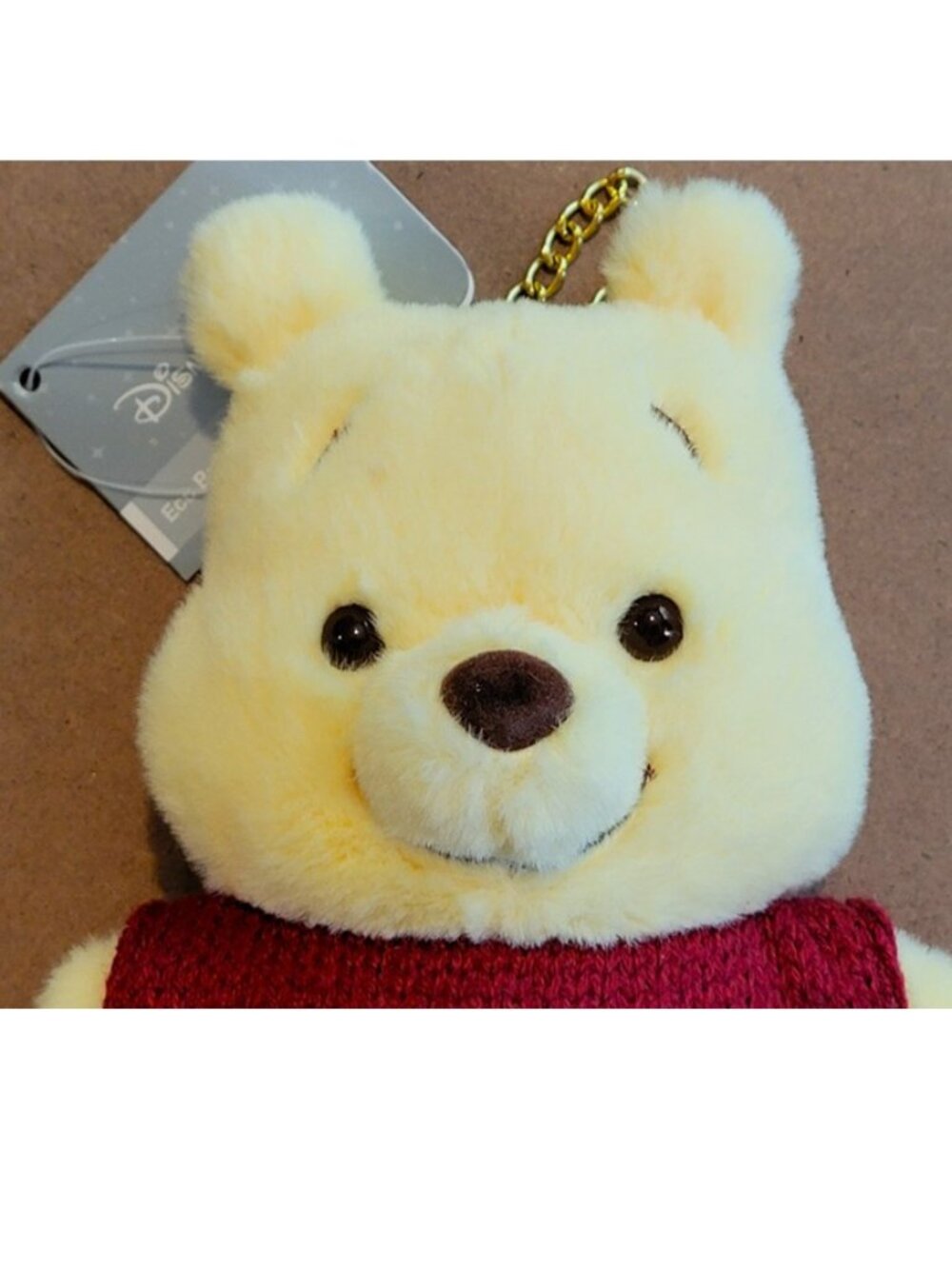 HTF Disney Winnie the Pooh Plush Eco Bag Charm with Storage Pocket